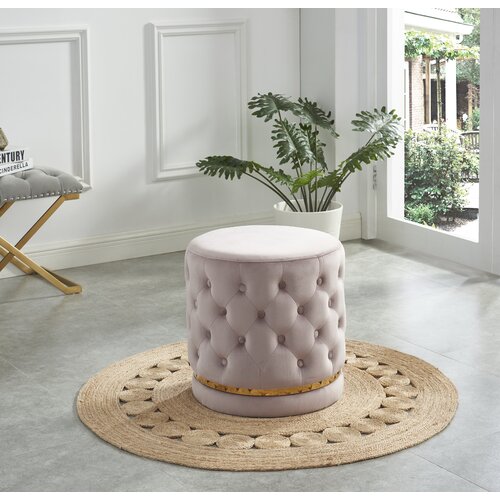 Mercer41 Solid + Manufactured Wood Accent Stool & Reviews | Wayfair